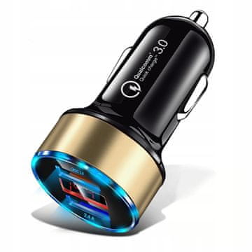 BRZI 3.1A LED AUTO PUNJAČ QUICK CHARGE 3.0 la8_ZLOTY