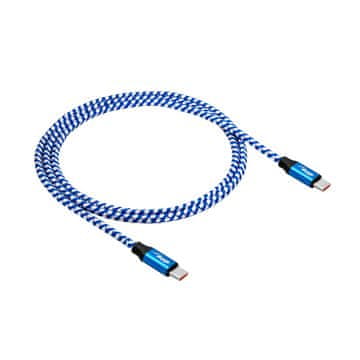Akyga AK-USB-37 USB-C kabel Pleteni USB kabel 100W E-Mark PD QC 1m 480Mb/s