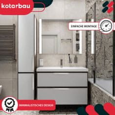 Ručica za namještaj rubna moderna aluminij srebrna 276 mm 2 kom