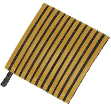 Staklena traka 6x2,5 mm, vlakno za brtvljenje kamina, samoljepljiva, 2.5 m