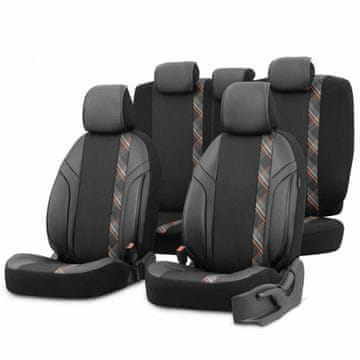 AMIO Set navlaka za autosjedalice OTOM HORIZON 1805 NARANČASTE 3-ZIP
