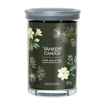 Yankee Candle Srebrna kadulja i bor - - Čašica za svijeću s dva fitilja