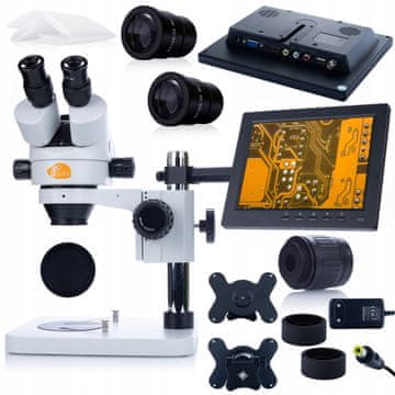 Rosfix Stereoskopski trinokularni mikroskop Mercury Pro MSMP-T-PS1 sa zaslonom od 8