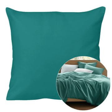 Darymex Jastučnica od pamučnog satena 40x40, tamnotirkizna, glatka