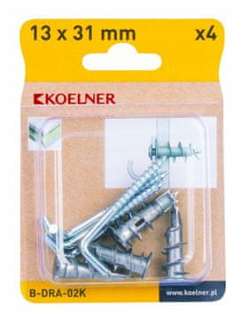 Dram metalni tipl za gipsane ploče 13x31mm s kukom, [OP 4]