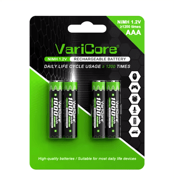 Akumulator baterija VariCore VC-AAA 1000 AA-Ni-MH 1.2 V 1000 mAh, 4-pak