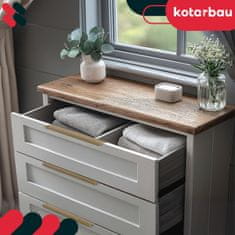 Komplet 2x rubna ručica za namještaj, aluminij, zlatna mat, za namještaj 500mm