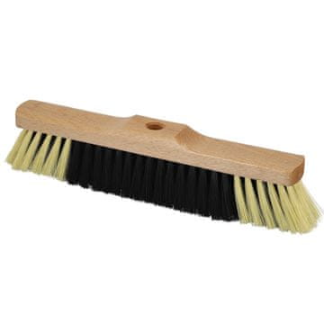 Zamiatacz, gospodarska metla s drvenom četkom za lišće, najlonske kockice, 35 cm
