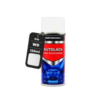 KIA WD bijela 150ml Akrilna boja u spreju spremna za upotrebu casa bijela
