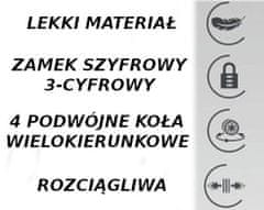BENZI Lagani tvrdi putni kofer na kotačima, BZ5711