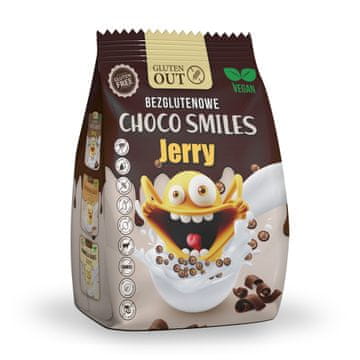 GL ŽITARICE COCOA SMILES CRUNCHES, BEZ GLUTENA, 375 g - JERRY