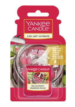 Yankee Candle Svijeća Yankee s crvenom malinom - staklenka za auto, ultimativni miris