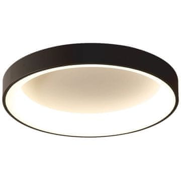 Simpla - stropna svjetiljka 38 cm okrugla LED 12W nadgradna svjetiljka crna