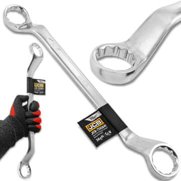 JCB OKASTI KLJUČ 2-STRANI, 45 STUPNJA ZA GLEŽANJ 36x41 mm Cr-V 12-KRAJ
