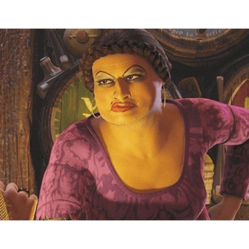 Slikaj po brojevima s okvirom, slike za bojanje Shrek Doris 50x40 cm