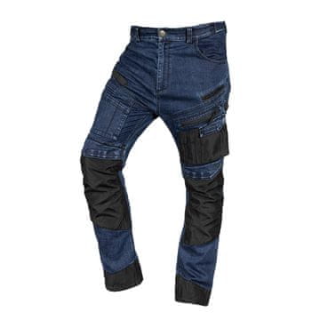 DENIM radne hlače, Oxford pojačanja, tamnoplave boje, veličina XXXL