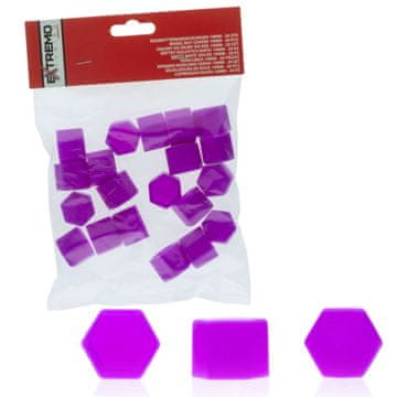 Silikonski poklopci za vijke 19 mm EPTUNING046 - ljubičasti poklopci