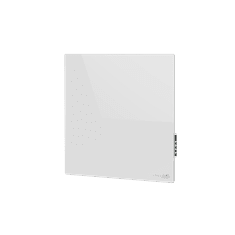 AENO AENO Premium Eco Smart Quadro Wall Heater, 500W, 50x50 cm, kaljeno staklo, infracrveno i konvekcijsko grijanje, LED zaslon, utikač europski (E/F tip), bijela, proizvedeno u Hrvatskoj