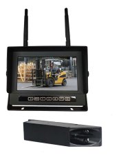 Ert Bežični komplet za viličar AHD 1080P magnetska kamera za vožnju unatrag s vlastitim napajanjem + 7" monitor IP68 12V/24V