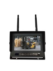 Ert Bežični komplet za viličar AHD 1080P magnetska kamera za vožnju unatrag s vlastitim napajanjem + 7" monitor IP68 12V/24V