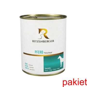 BE 6 x Konjsko meso 100% 800 g | veterinarsko izdanje | mokra hrana za pse s alergijama | veterinarsko izdanje