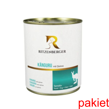 BE 6 x Klokan s kvinojom 800 g | Veterinarsko izdanje | Mokra hrana za pse s alergijama | Veterinarsko izdanje