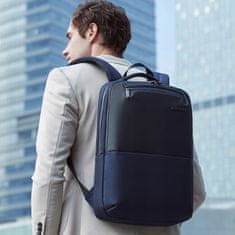 Plavi gradski ruksak, poslovni, 10 l, za 15,6" prijenosno računalo, moderan i praktičan. B00681 Plava.