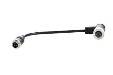 Ert Adapter za smanjenje kamere za FERGUSON DATATRONIC 4 Agco C1000 Challenger C seriju 90 stupnjeva 5-pinski ženski/4-pinski muški