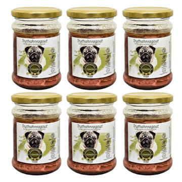 6x pureći ragu 200 g | kuhana hrana za pse | intolerancije na hranu | recept s monoproteinima |