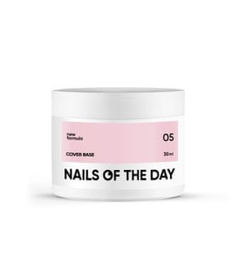 NAILSOFTHEDAY Cover base NEW 05 - poluprozirna hibridna baza hladne karamele, 30 ml
