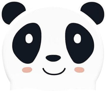 Aqua-Sport Aqua-Sport czepek junior silikonski panda white-multi AS8671 19,5x22,5cm 50g
