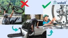 Mona Stupanj za automobil, podest za prtljažnik krova 2u1, čvrst, razbijač stakla