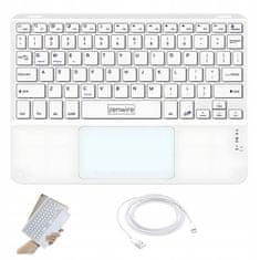 ZENWIRE Bežična Bluetooth tipkovnica s dodirnom podlogom SLIM za telefon, tablet i iPad Zenwire WLK-619