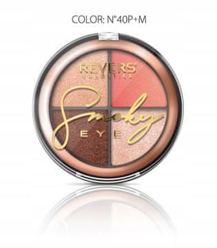 REVERS Paleta sjenila Revers Smoky Eye 40 - brončana, bakrena i zlatna, 9 nijansi