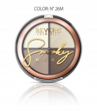 REVERS Smoky Eye paleta sjenila za oči s 26 eyes - dugotrajna, visoko pigmentirana 8 g