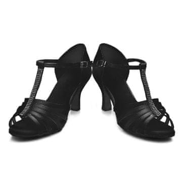 Arabesque SARA - ženske plesne cipele crne 7 cm Sara latino plesne cipele s potpeticom 7 cm crne 41