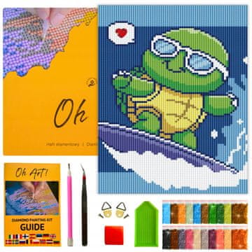 Okvir za dijamantni vez za djecu s mozaikom za dijamantni vez 20x30 cm OhArt