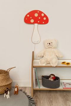 Drvena MUCHOMOR lampa za dječju sobu - noćna lampa za djecu - tupti.lights
