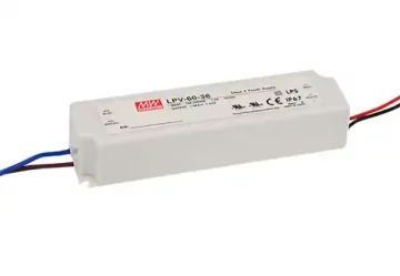 MEAN WELL LPV-60-24 Preklopni napajalnik; LED; 60W; 24V; 2,5A; 90-264VAC; 127-370VDC; IP67