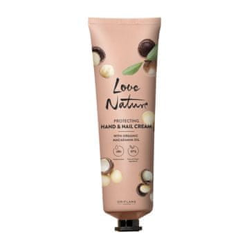 Oriflame Love Nature zaštitna krema za ruke i nokte s organskim uljem makadamije 150 ml