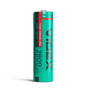 VIDEX 18650 20A 2800mAh Li-ionska baterija s visokom strujom punjenja Veleprodaja/1 kom