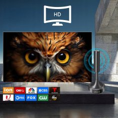 ZENWIRE Unutarnja zemaljska televizijska antena DVBT2 HEVC H.265 Snažna unutarnja 5M HDAT20