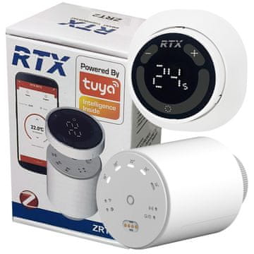 RTX termostatska glava za radijatorsko i podno grijanje + TUYA daljinski ZigBee senzor
