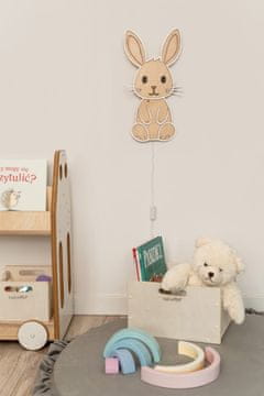 Drvena lampa RABBIT za dječju sobu - dječja noćna lampa - tupti.lights
