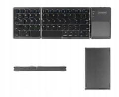 ZENWIRE Bežična sklopiva tipkovnica Bluetooth 5.0 za tablet, tiha, SLIM, Zenwire WLK-615