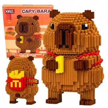 IB Kapibara građevinski blokovi pomfrit građevinski set od 3348 dijelova 3D model velika DIY figura