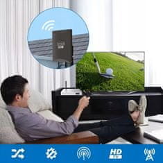 ZENWIRE Antena za zemaljsku televiziju DVB-T2 HEVC 2u1 vanjska unutarnja 4K HDAT80
