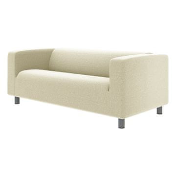 KLIPPAN Prekrivač za sofu za 2 osobe, tkanina: Kaya Beige (pletivo, otporno na mrlje i ogrebotine)