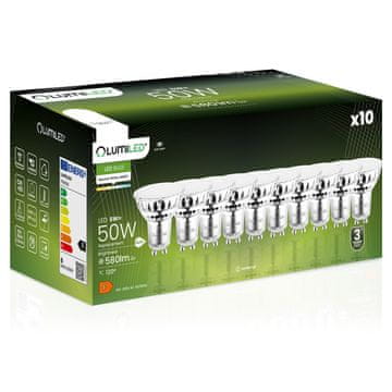 LUMILED 10x LED žarulja GU10 reflektor PAR16 6W = 50W 580lm 4000K Neutralno 120° osvjetljenje