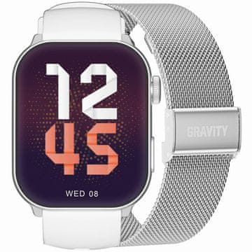 Gravity PAMETNI SAT UNISEX GT28-10 - BLUETOOTH POZIVI, DODATNI REMEN (sg037j)